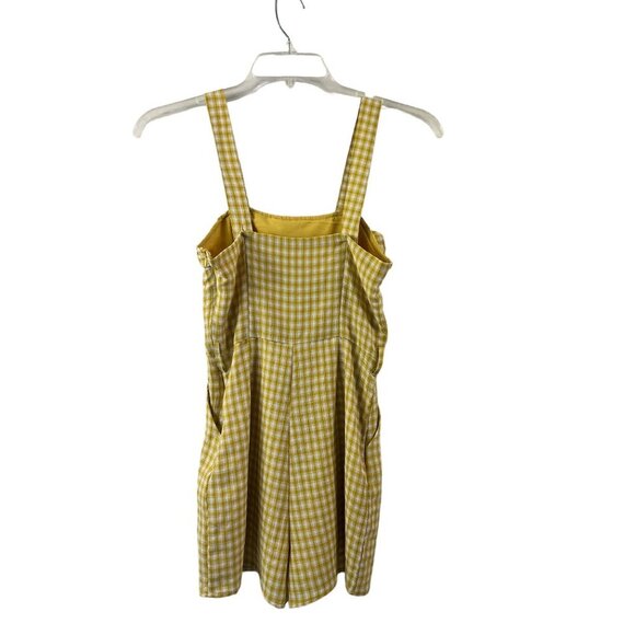 Fashion On Earth Women's Plaid Romper - Picture 2 of 5